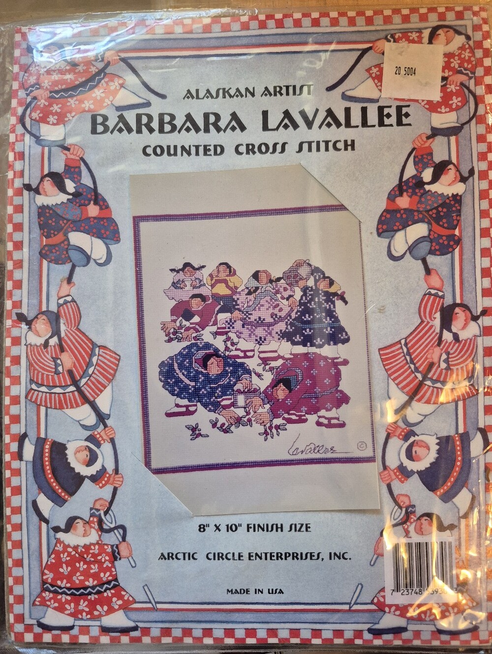 Barbara Lavallees, ALASKAN ARTIST- Berry Pickers Counted X-stitch Kit